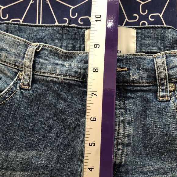 ONE TEASPOON Bandit Distressed Cut Off Jean Shorts Size 26 - Picture 13 of 14